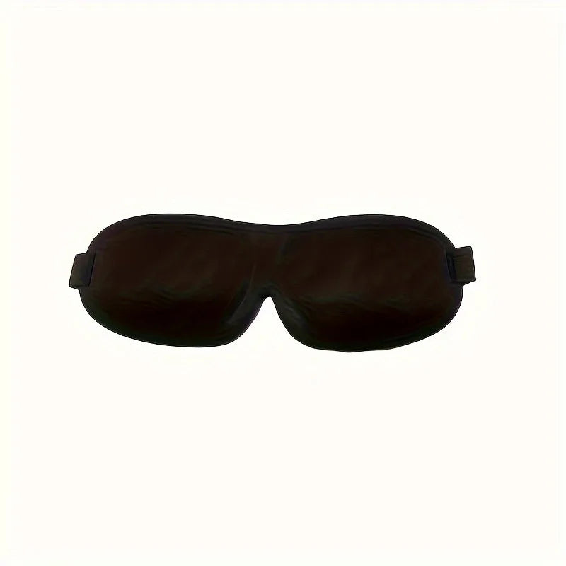 1pc Unisex Sleep Mask, 3D Light Blocking Eye Mask, Comfortable Polyester, Ideal for Supine and Side Sleepers Eyepatch