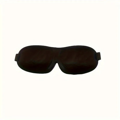 1pc Unisex Sleep Mask, 3D Light Blocking Eye Mask, Comfortable Polyester, Ideal for Supine and Side Sleepers Eyepatch