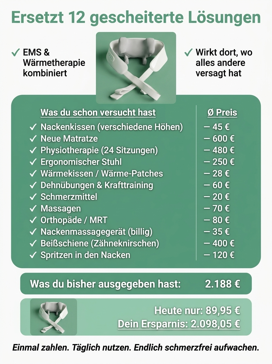 Der Neravie Novex löst Verspannungen in Minuten